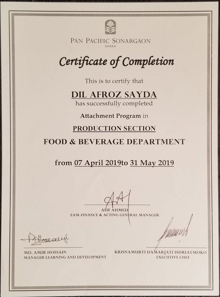 2. Interney, Sonargaon hotel (NHTTI)